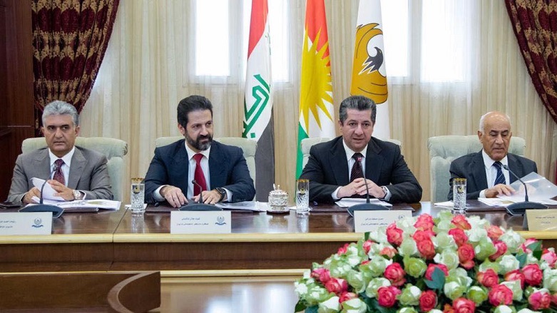مجلس وزراء كوردستان يجتمع للتباحث حول جملة مواضيع